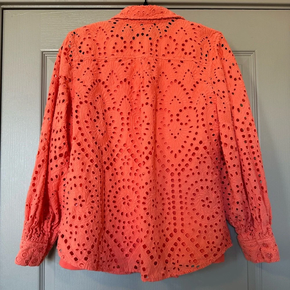 Chico’s Eyelet Button-Front Top + Matching Tank Set